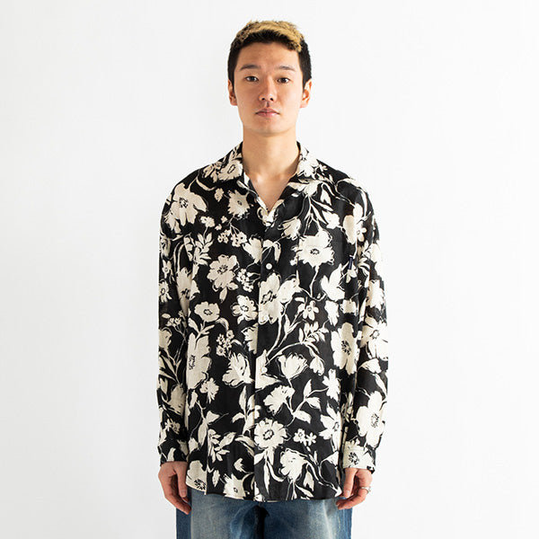 APPLEBUM (アップルバム) Botanical Linen L/S Aloha Shirt 長袖 