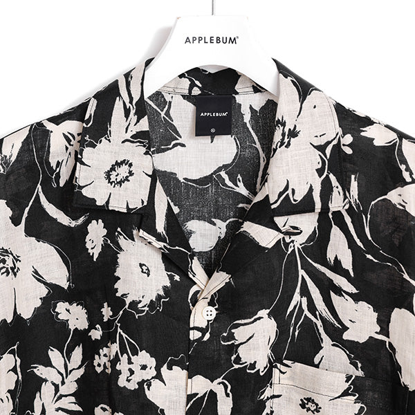 APPLEBUM (アップルバム) Botanical Linen L/S Aloha Shirt 長袖