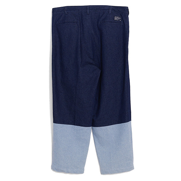 Denim Bicolor Pants