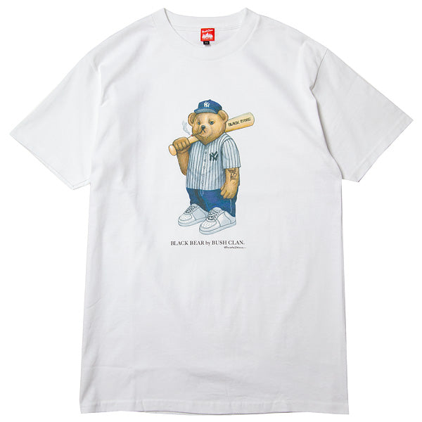 ブッシュクラン Tシャツ BUSH CLAN Yankees Bear S/S Tee