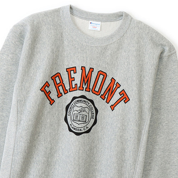 REVERSE WEAVE (R) Crewneck Sweat Shirt FREMONT Logo – BLACK STORE