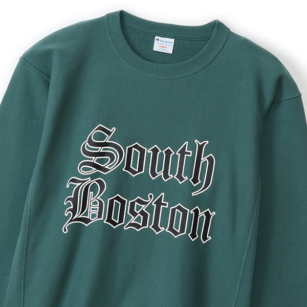 REVERSE WEAVE (R) Crewneck Sweat Shirt SOUTH BOSTON Logo