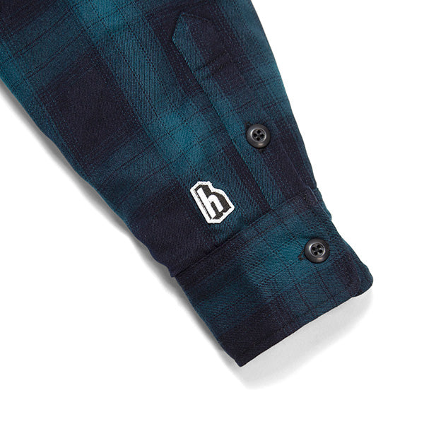 Ombre Check Shirt Jacket – BLACK STORE