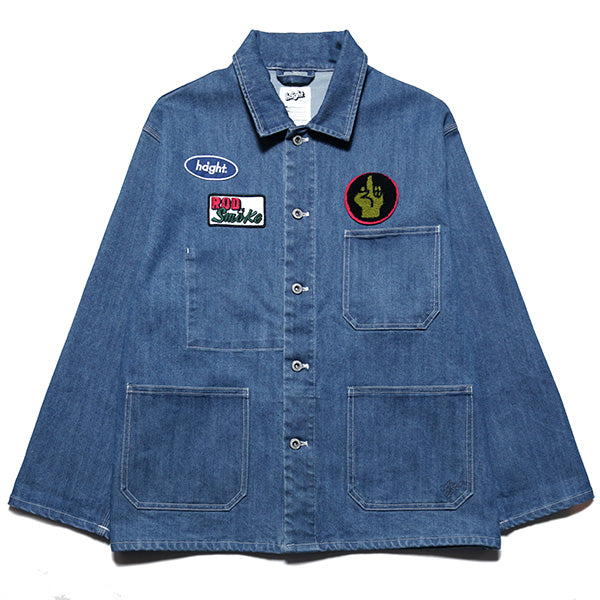 Patch Denim Coverall