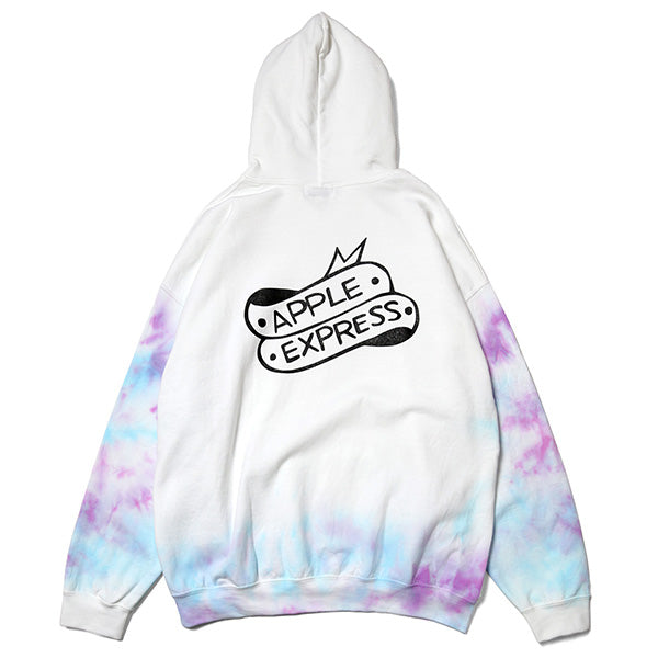 Apple Express Tie Dye Hoodie ft RAT HOLE STUDIO – BLACK STORE