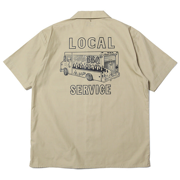 Local Service Open Collar Shirt – BLACK STORE