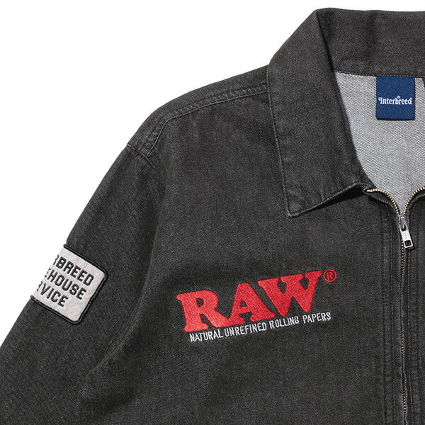 RAW × INTERBREED Manager's Jacket – BLACK STORE