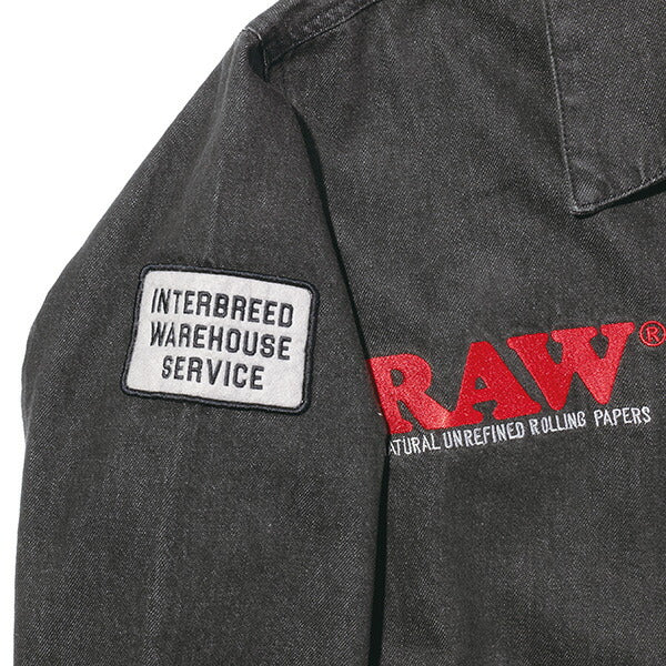 RAW × INTERBREED Manager's Jacket – BLACK STORE