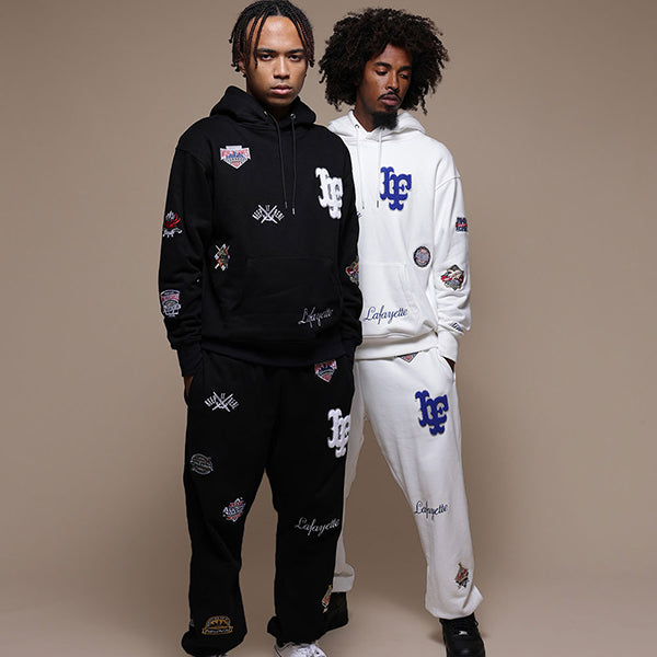 Allover Champion Emblem Hoodie – BLACK STORE