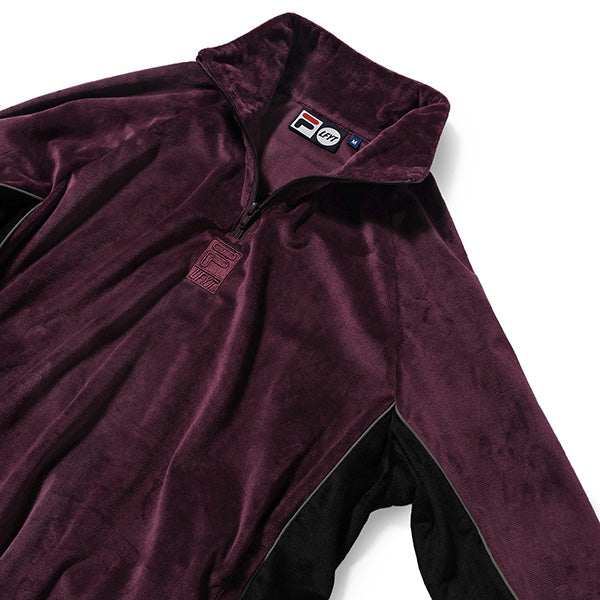 FILA × LFYT Velour Half Zip Pullover