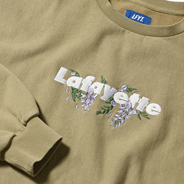 Rose Logo US Cotton Pigment Dyed Crewneck