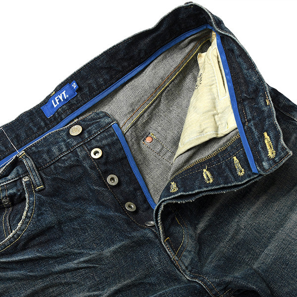 5 Pocket Selvage Washed Denim Pants STANDARD FIT