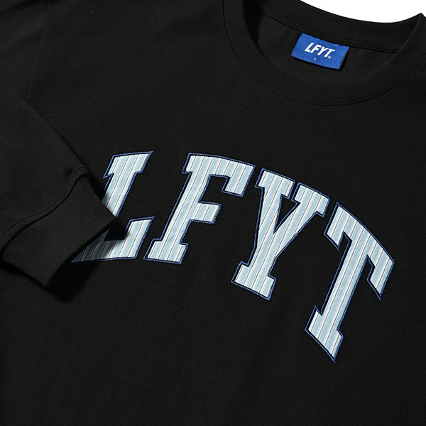 Striped LFYT Arch Logo L/S Tee