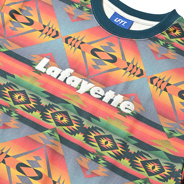 LFYT Navajo Naitive Pattern Lafayette Logo Tee Tシャツ ラファ