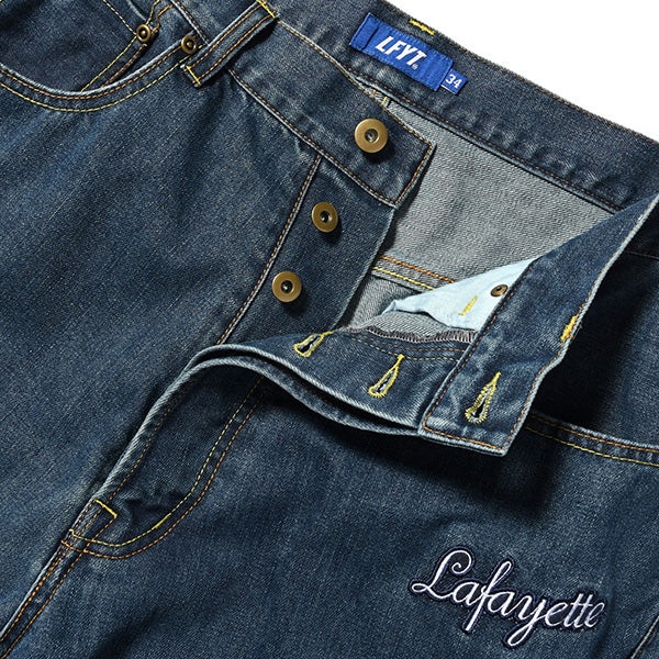 LFYT (エルエフワイティー) All Over Emblem Denim Pants BAGGIE FIT