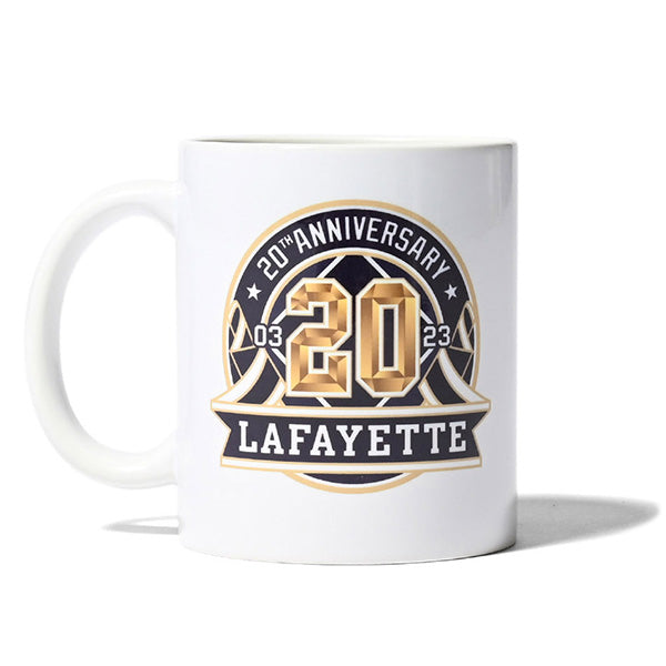20th Anniversary Emblem Mug