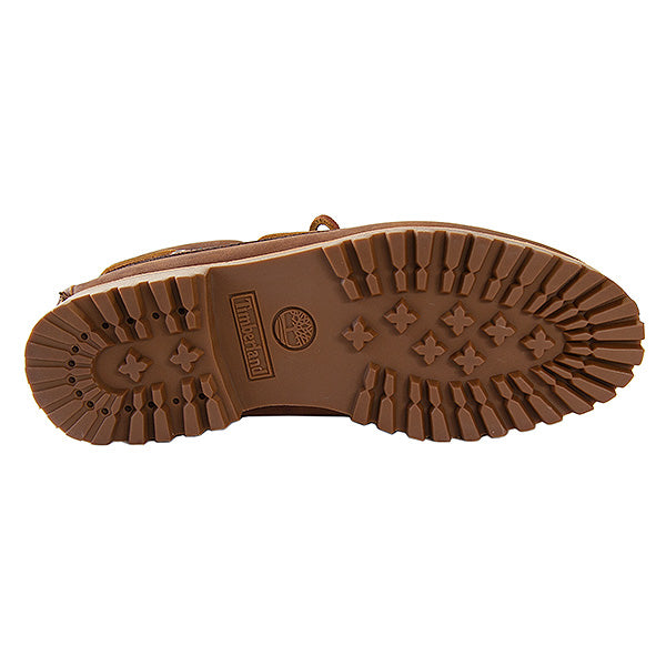 Timberland 3eye モカシン Men's 3-Eye Lug Handsewn Boat Shoe - Burgundy | Timberland US